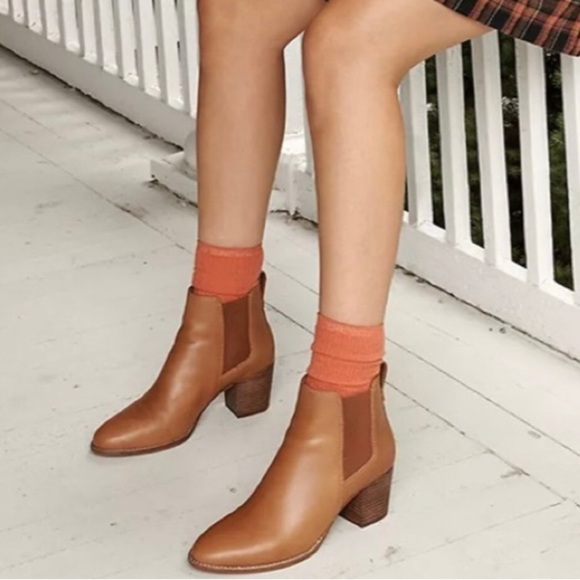 Madewell Regan Brown Leather Ankle Boots - Picture 14 of 14